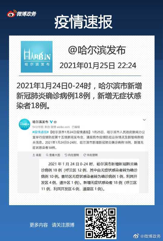 哈尔滨疫情最新动态，守望相助，共抗疫情